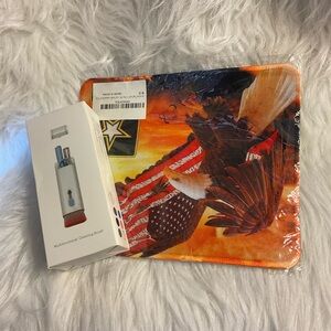 7 In 1 Multifunctional Cleaning Tools & American Flag Eagle Mouse Pad